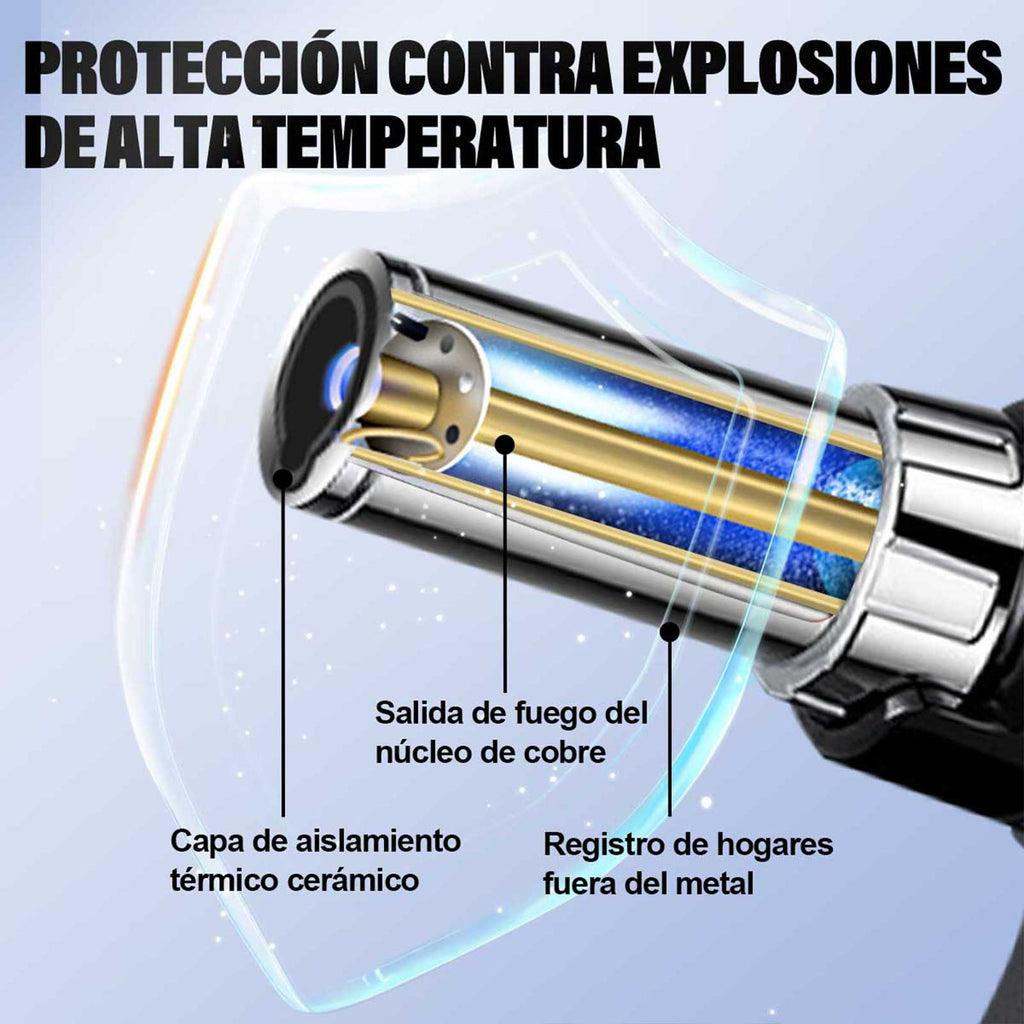 Mera House Soplete de Cocina Profesional Recargable de Gas Butano con Cierre de Seguridad, Llama Ajustable y Bloqueo – Antorcha de Cocina Invertible para Repostería, Barbacoa y Camping (Negro)